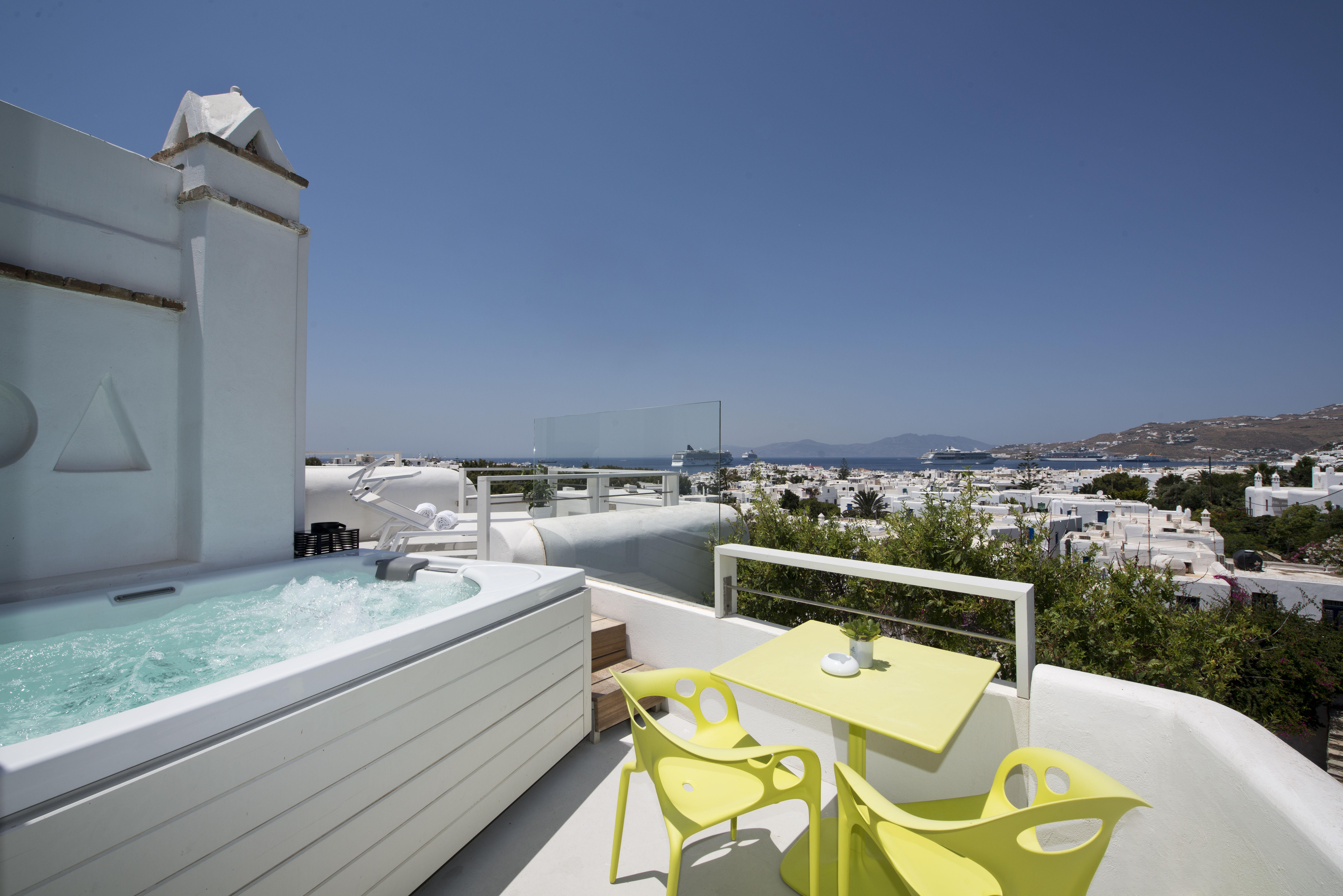 เซมีลี โฮเทล มิโคนอส Hotel Mykonos Town ภายนอก รูปภาพ