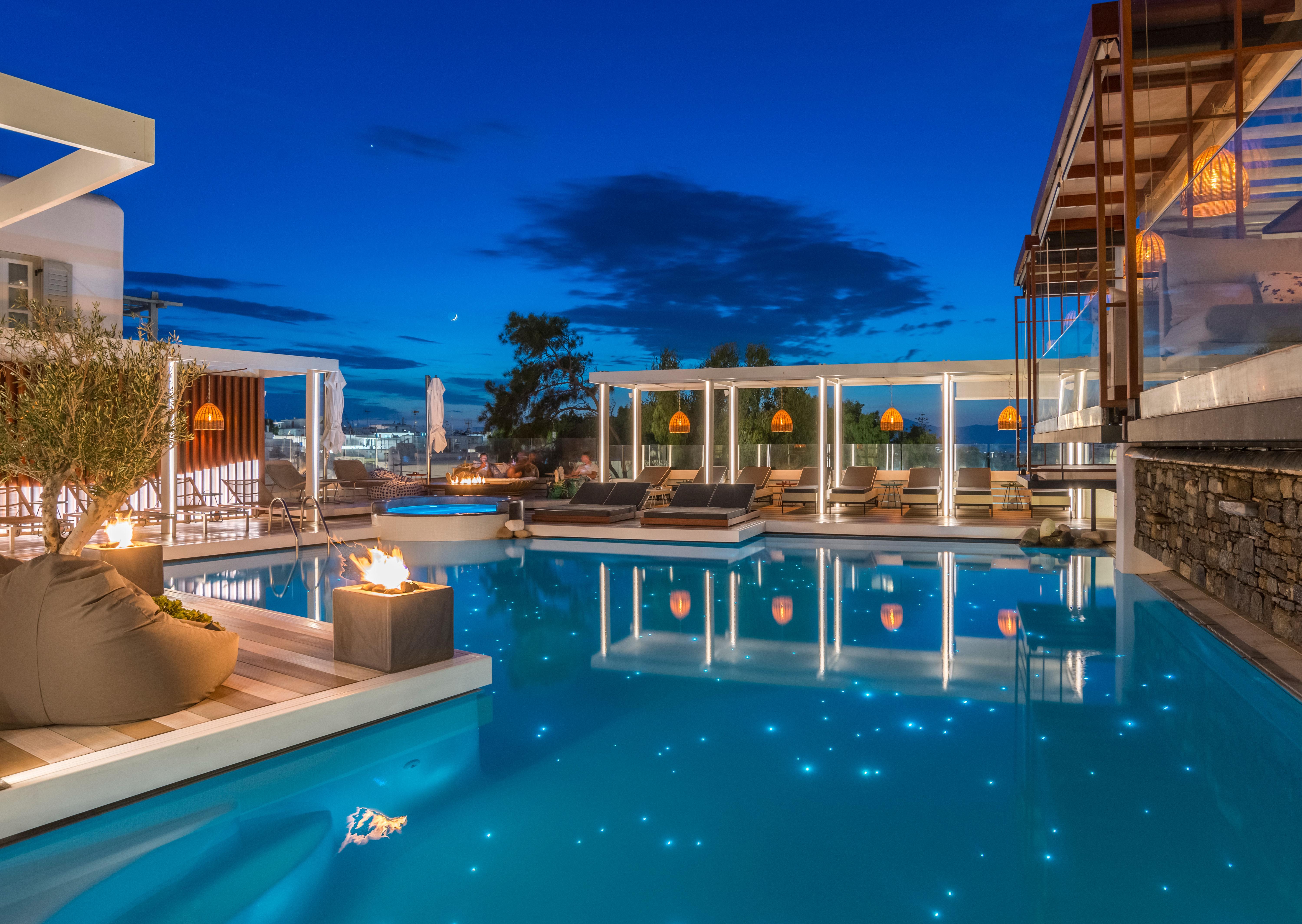 เซมีลี โฮเทล มิโคนอส Hotel Mykonos Town ภายนอก รูปภาพ