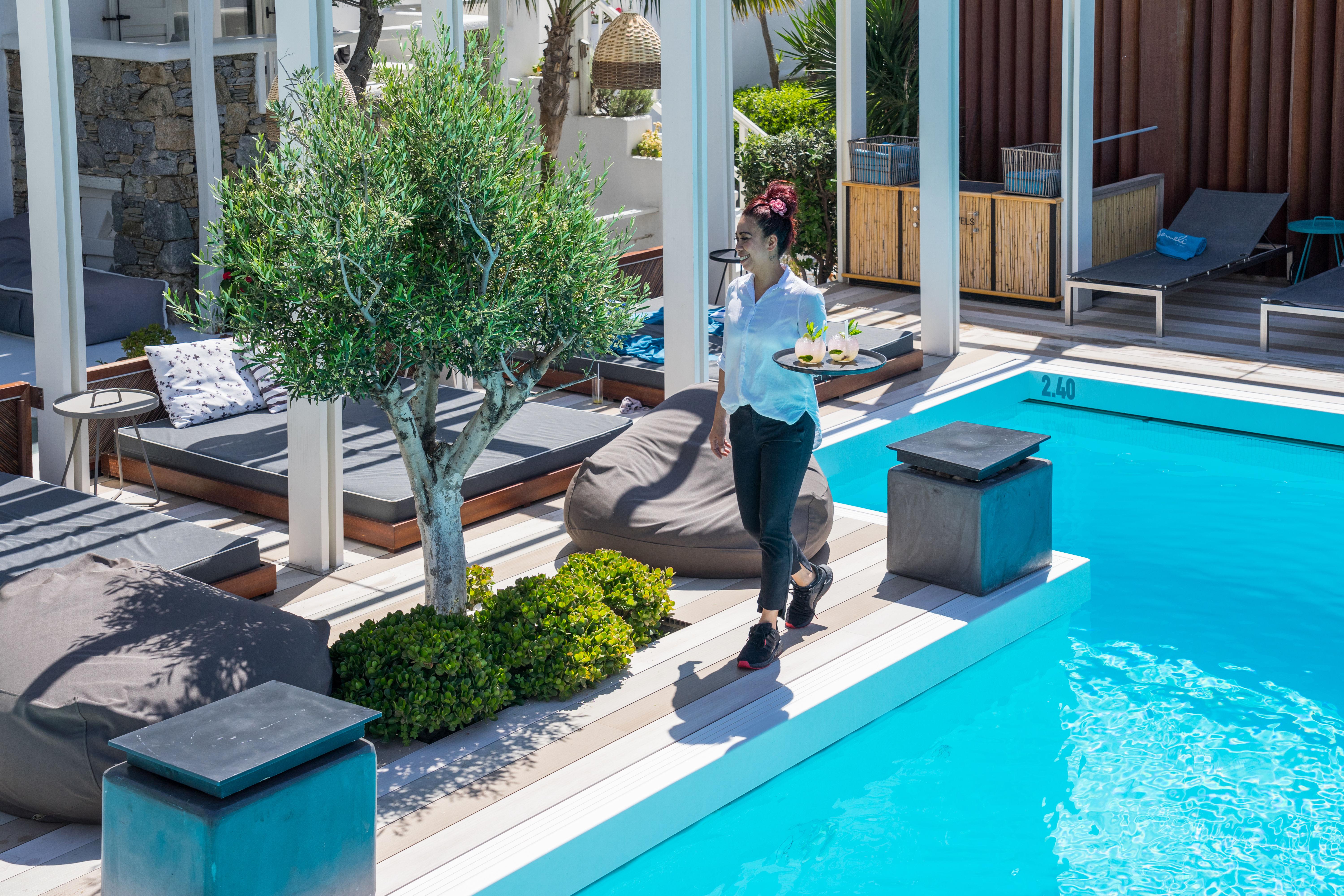 เซมีลี โฮเทล มิโคนอส Hotel Mykonos Town ภายนอก รูปภาพ